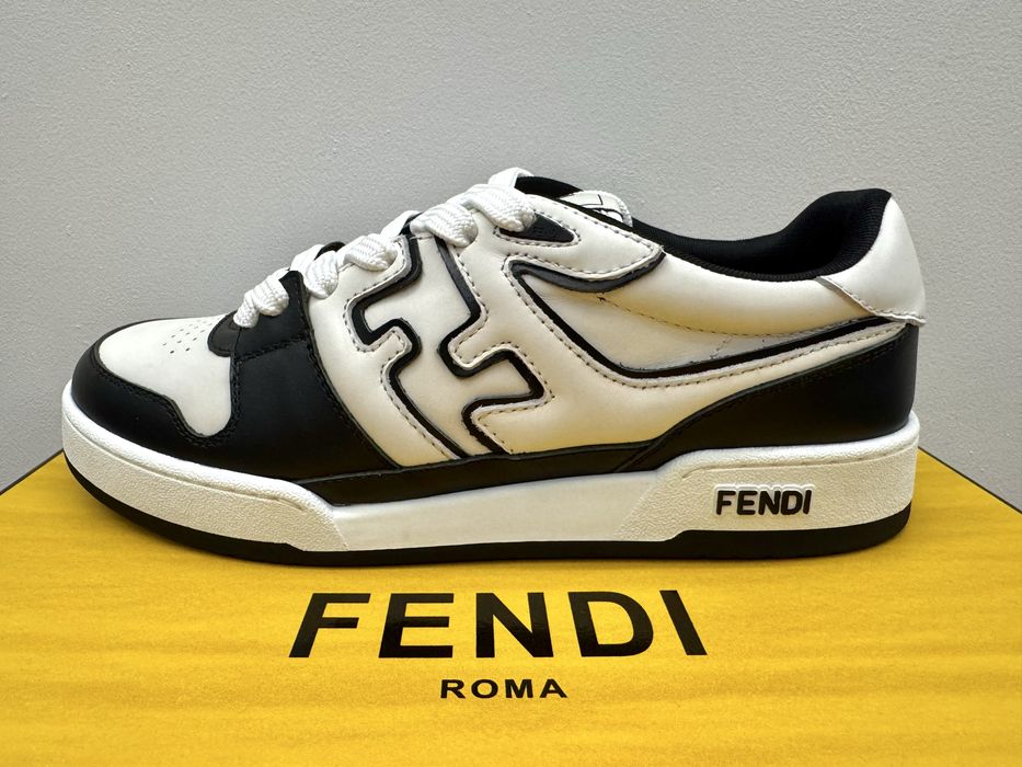 FENDI match sneakers black & white