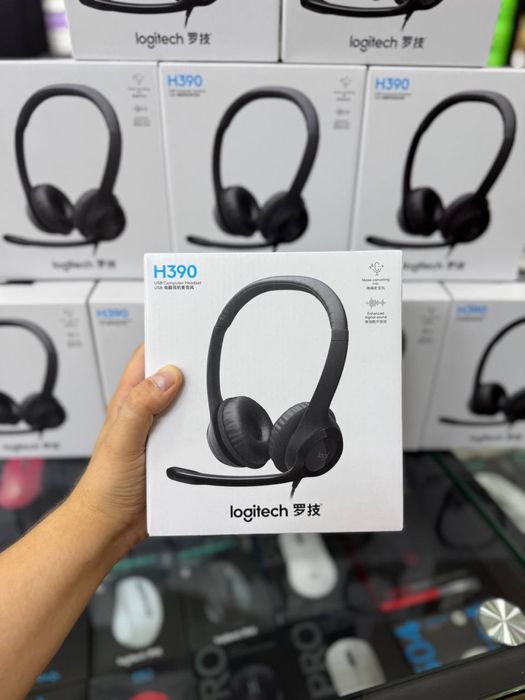 Новый. Logitech h390. Logitech h340. Logitech h111.