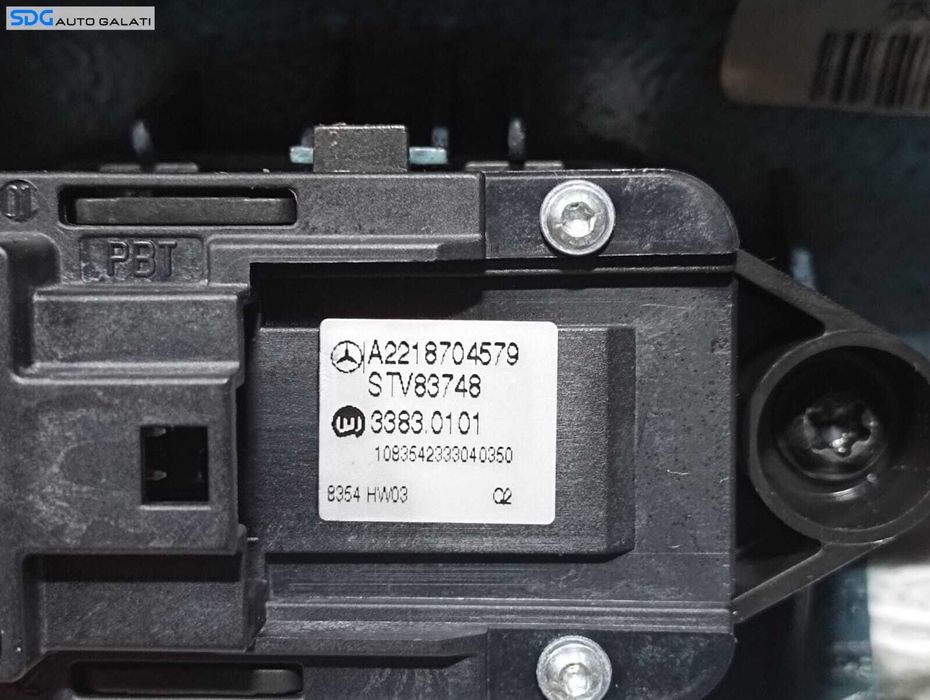 Panou Consola Comanda Buton Geamuri Usa Portiera Dreapta Fata Mercedes Clasa S Class W221 2005 - 2013 Cod A2218704579 [M3896]