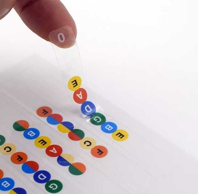 Стикери за китара: Нотни букви