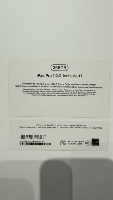 iPad Pro 12.9 (3rd Gen, 256 GB) + Apple Penci