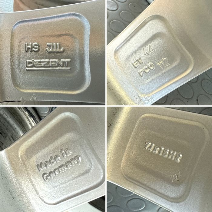 4бр. ОТЛИЧНИ 16” Джанти 5х112 “DEZENT” за -VW/AUDI/MERCEDES-7Jx16,ET44