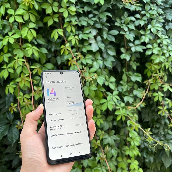 Redmi note 12 karobka dakumentli
