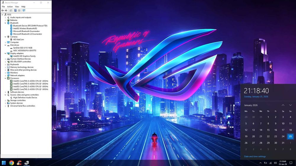 Vand Ultrabook ASUS UX302LA Quad i5/4GB/SSD+HDD/WiFi/BT/W10 la 200lei