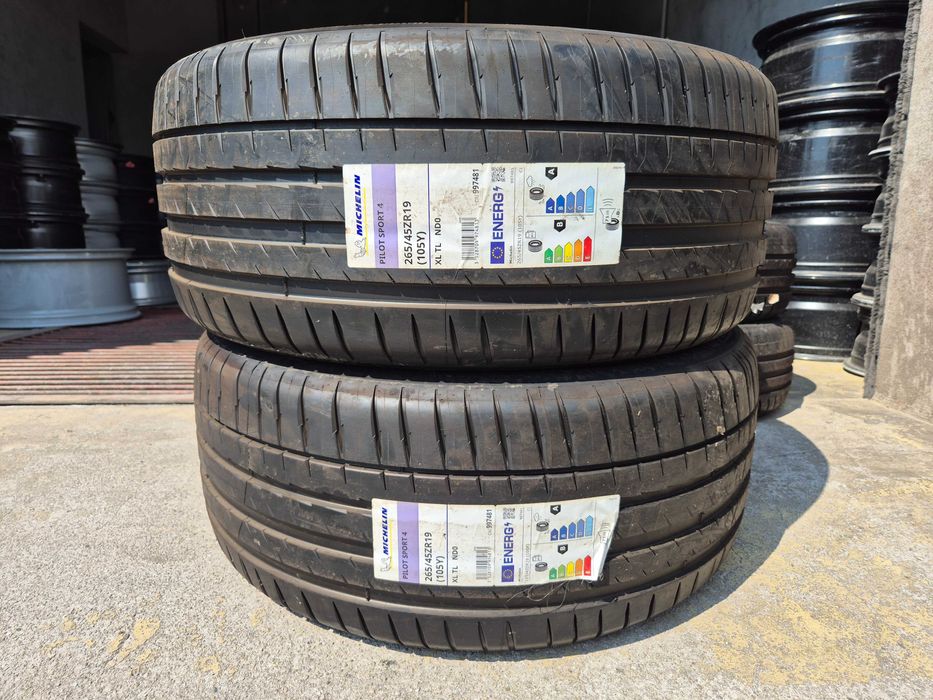 2 Anvelope de VARA - 265/45/19 - Michelin Pilot Sport 4 NDO * Originale Porsche Panamera NOU - DOT 2022 !