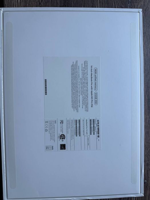 Продам Macbook Pro M3 Pro 18/512