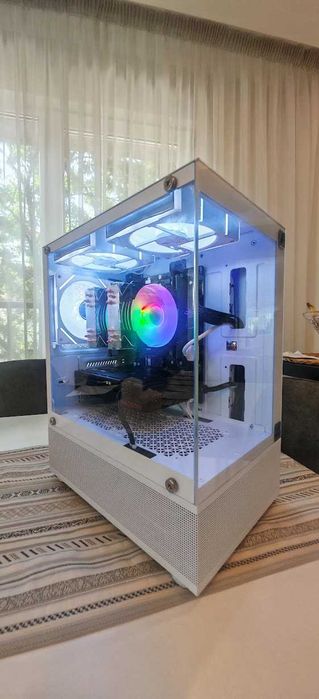 Бюджетно Геймърско PC Ryzen 5 5500/16Gb/512GB SSD+1000Gb HDD/Sapphire RX 6600/Гаранция