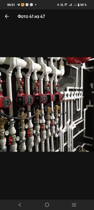 Монтаж систем отопления и котельного оборудования