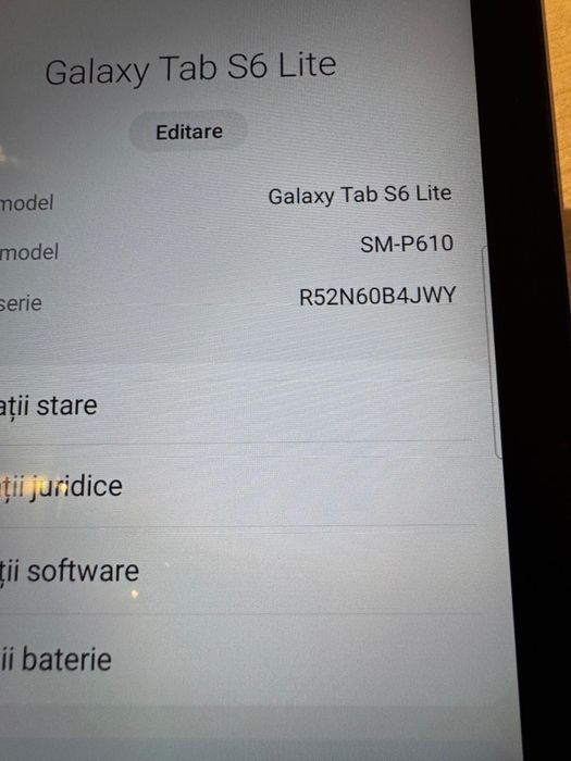 Tableta Samsung Tab S6 lite ,64gb