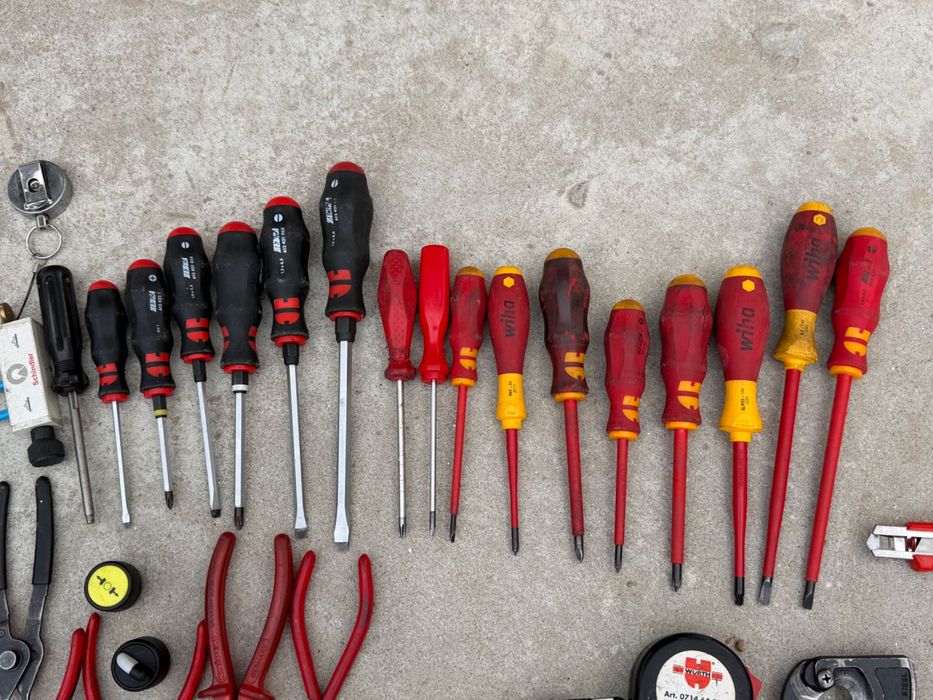 Професионален комплект инструменти Würth Knipex Wiha Zebra с куфар