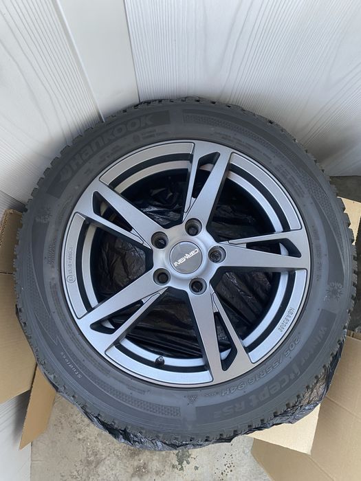 Jante Carmani 5x112 cu anvelope de iarna 205/55/R16
