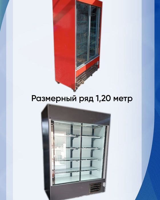 Vetrina xaladelnik shashlik va tort maxsulotlari uchun