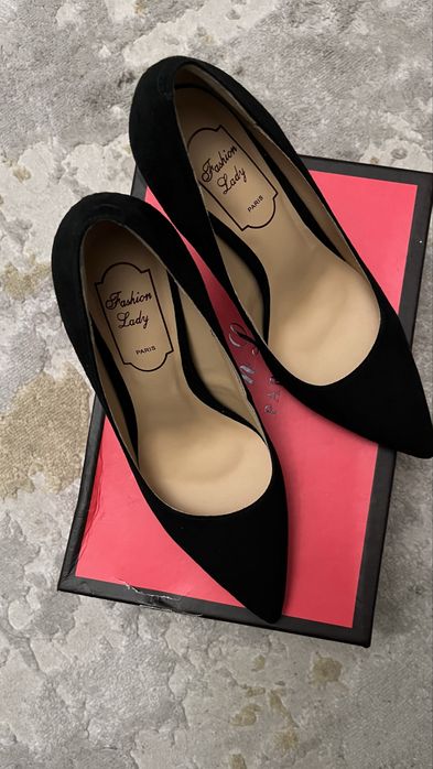 Туфли натуральная замша