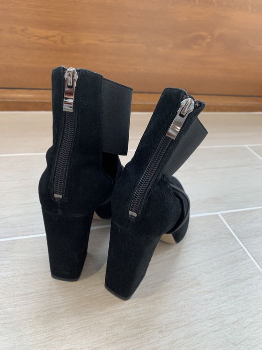 Боти Fabiano, естествена кожа велур