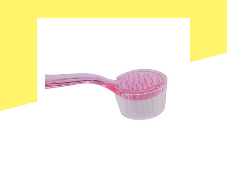 Твърда четка с дръжка за почистване на прах след пилене