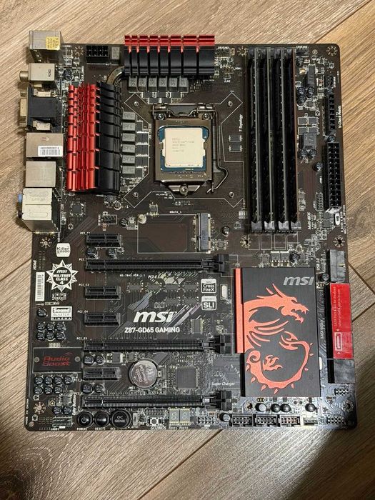 MSI Z87-GD65 GAMING/I7 4790k/24GB RAM
