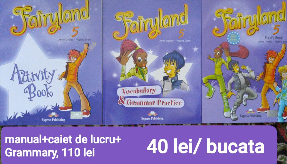 Manuale/CAIETE de lucru lb.engleză clasele 1- 4, 5-a