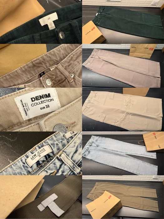 НОВИ МОДЕЛИ! Дънкови гащи панталони джинси дънки H&M LCW Tally Weijl