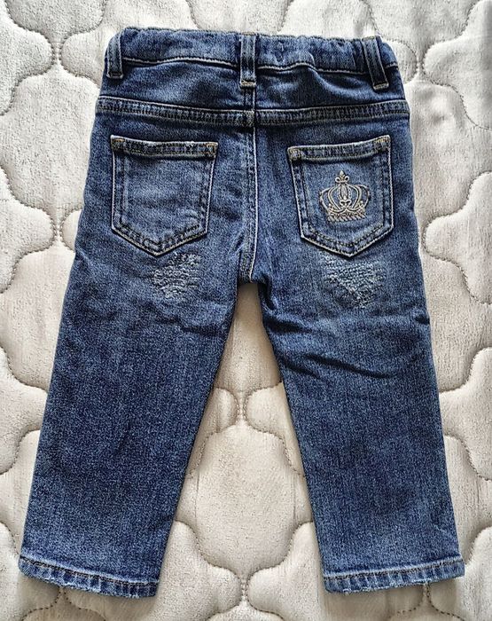 Модные джинсы на мальчика возраст 1-2 года. Dolce Gabbana (original)