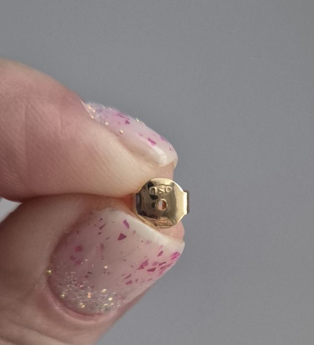 Cercei din aur 18k cu citrin