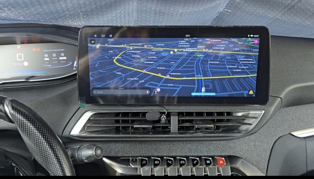 12,3"-4G,4/64GB 2 DIN  андроид медия  с камера за Peugeot 3008,4008,50