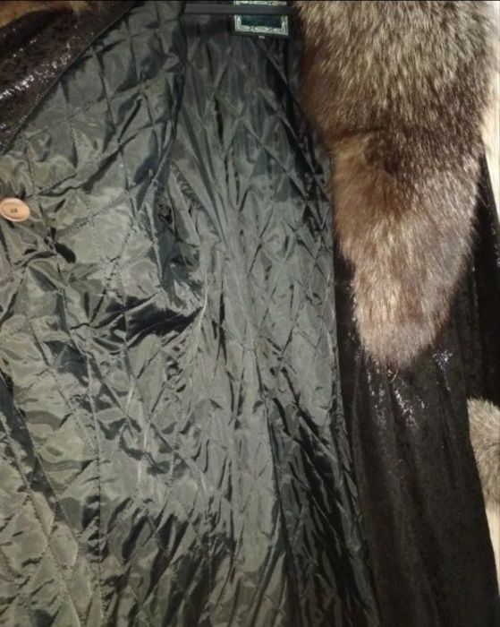 Кожаное пальто с Кореи