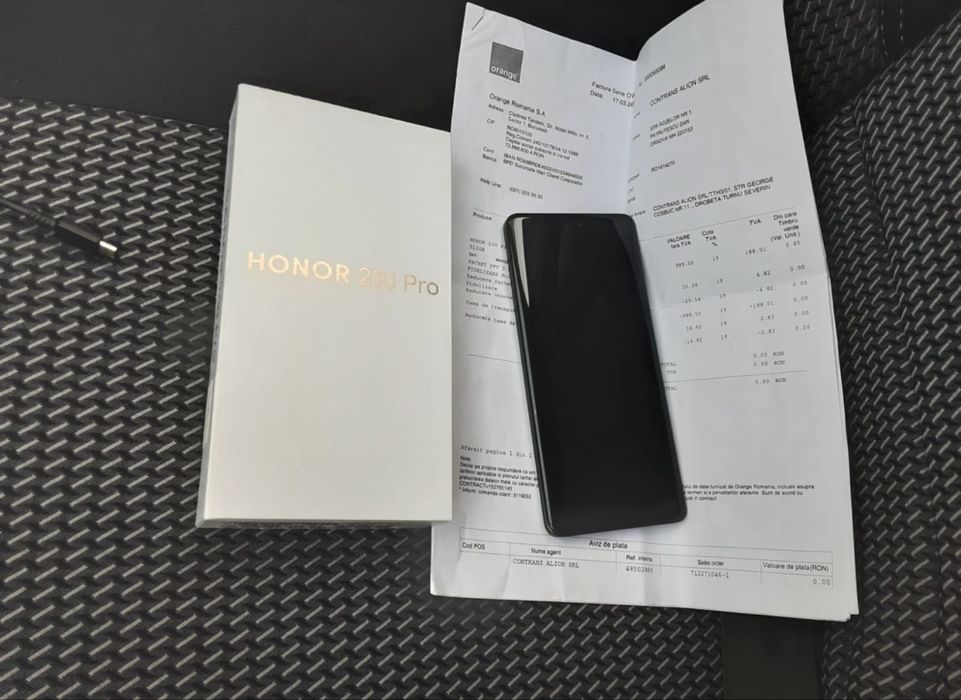 honor 200 pro  12Gb ram si 512Gb memorie  stare 10/10 cu acte