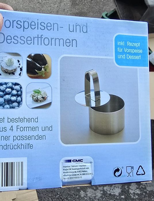 Set forme aperitiv si desert