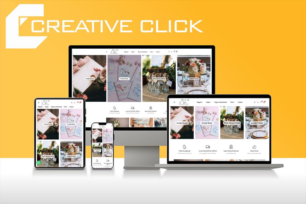 Creare website modern, rapid si la pret accesibil! de la 749 lei