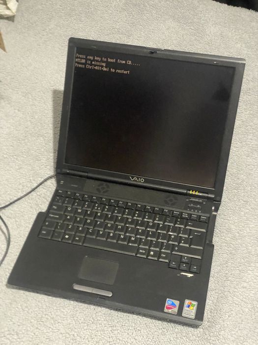 Laptop Vintage sony vaio