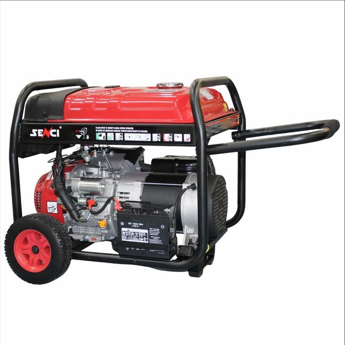 Generator de curent SENCI SC12000TEQ EVO P.max=9.5kW 230V/400V, roti si manere incluse, motor benzina, ATS inclus