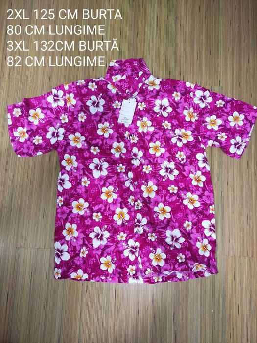 Camasa inflorata Hawaii M -3XL de vâscoza