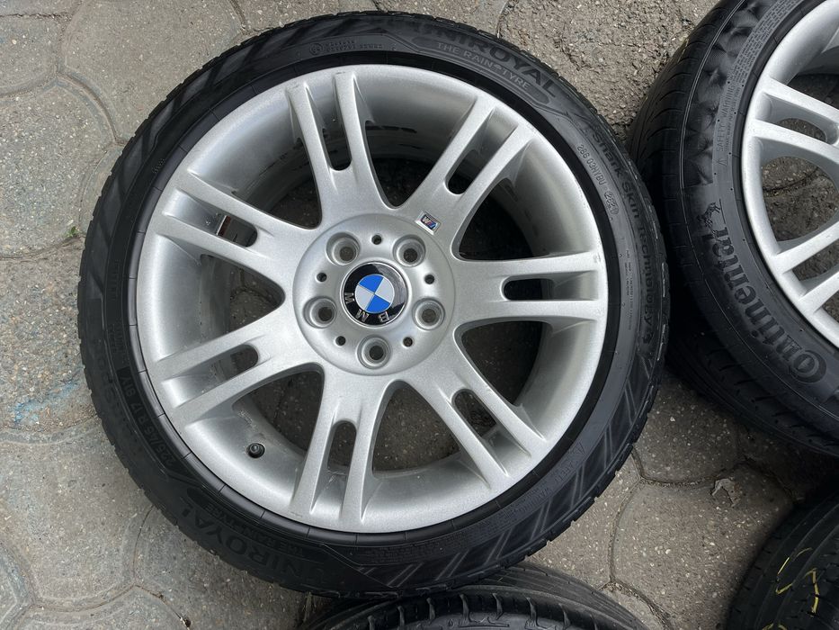 Jante aliaj 5x120mm, anvelope vara 205/50 R17, 225/45 R17 BMW E81, E87, F20, E46 E36