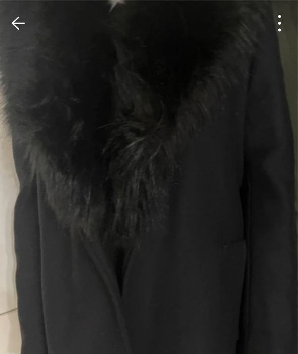 Palton Zara.,Manteco lana 75%