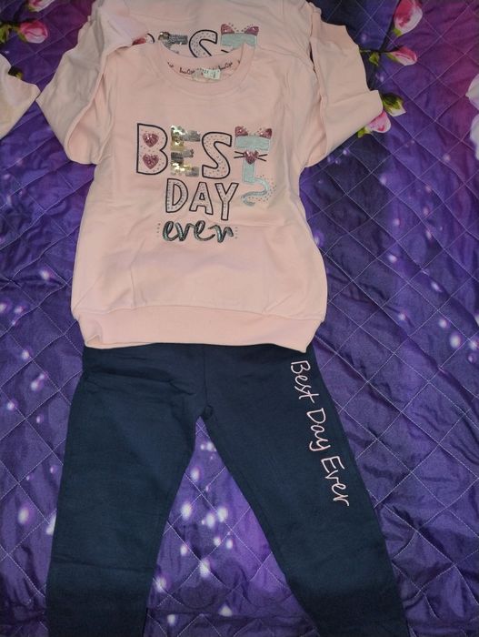 Нови памучни комплекти за малки принцеси