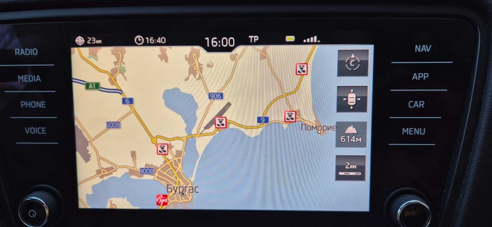 2026 карта за навигация Шкода SD карта 32GB Skoda Amundsen ъпдейт BG