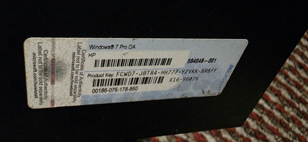 Sistem HP Pro 3120 SFF incomplet(de construit sau pentru piese). pies