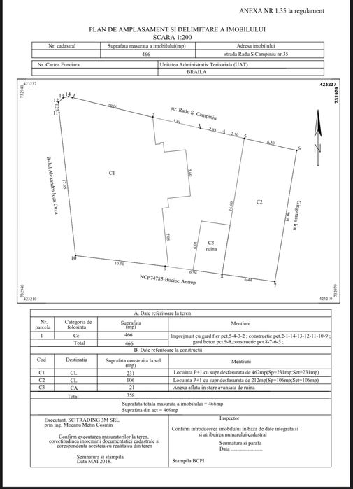 Braila casa de vanzare in zona centrala