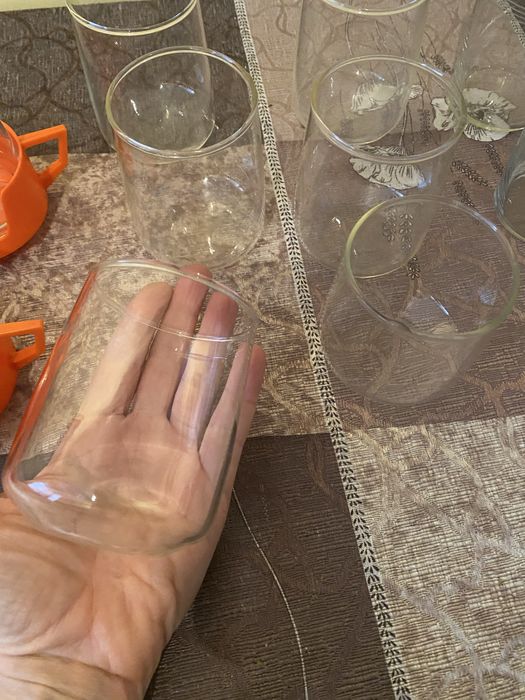 Стъклвни Чаши за вода и алкохол от Соца