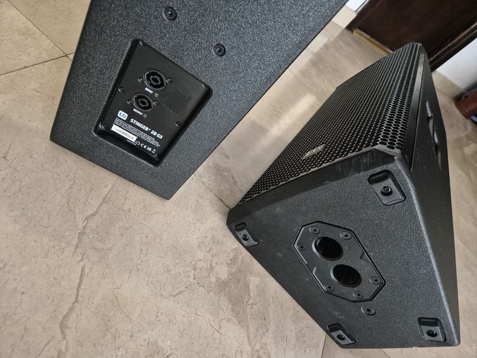 Vand 4 boxe  LD Sistem Stinger 28G3 pasive din lemn profesionale