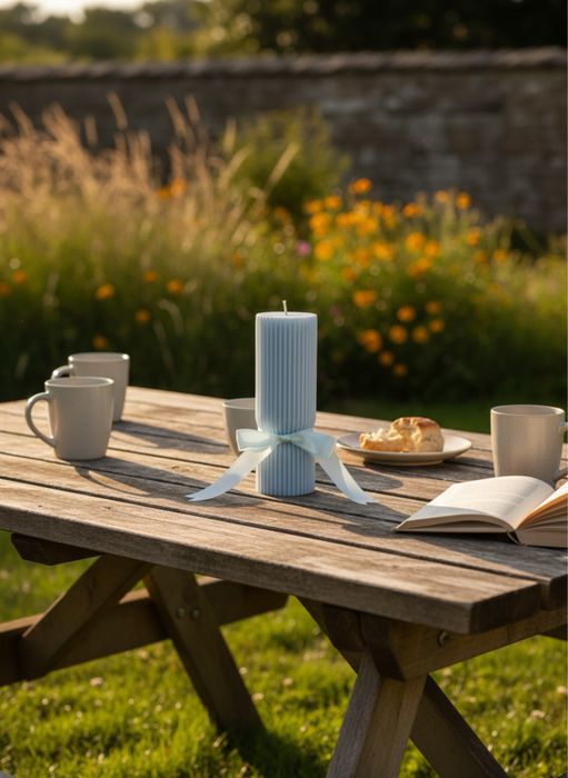 Lumanare botez scurta