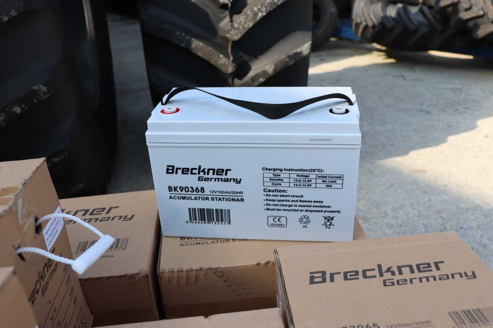 Baterie solara cu gel 12V 100Ah 20HR, 220x330x170 mm Brekner Germany