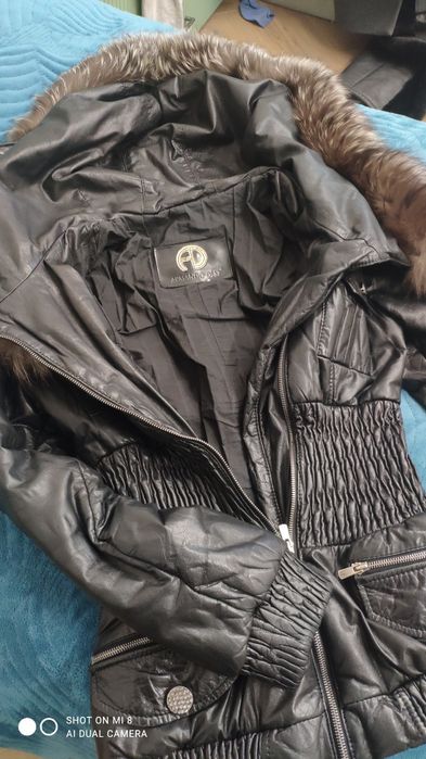 Куртка кожаная 46р