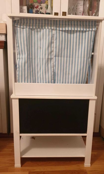 Bucătărie de lemn pt.copii cu perdele SPISIG Ikea