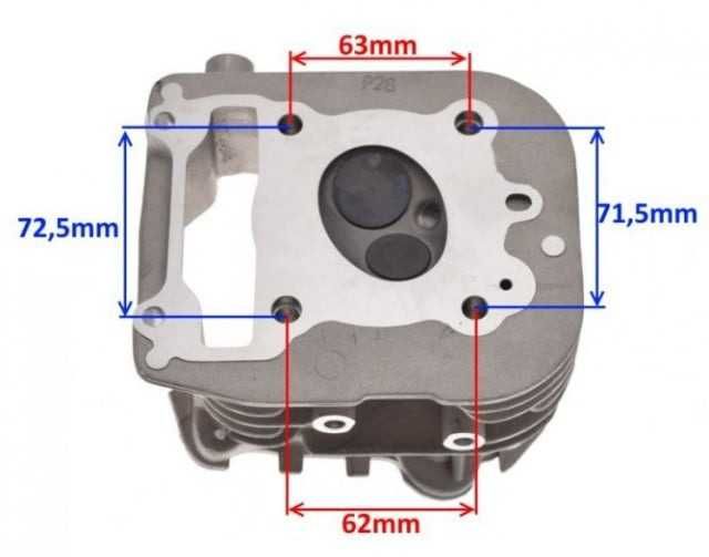 Chiulasa Scuter Piaggio Vespa 125cc