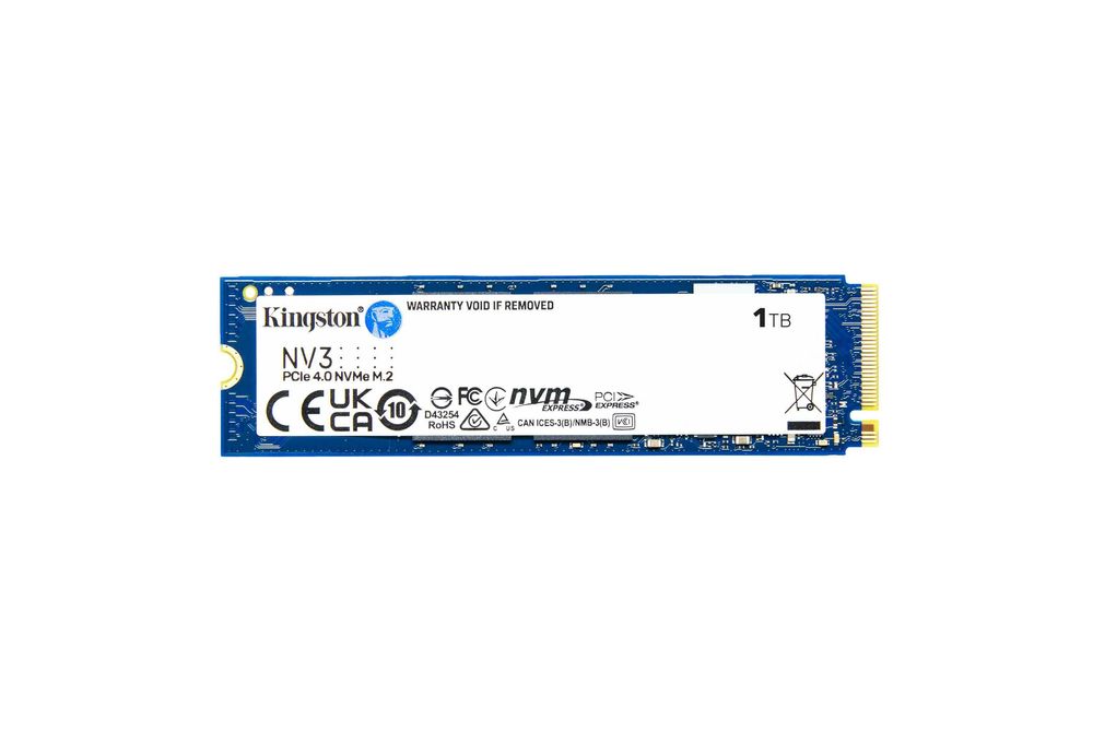 { Kingston NV3 NVMe Gen4 SSD 1TB M.2 [R:6000/W:5000]