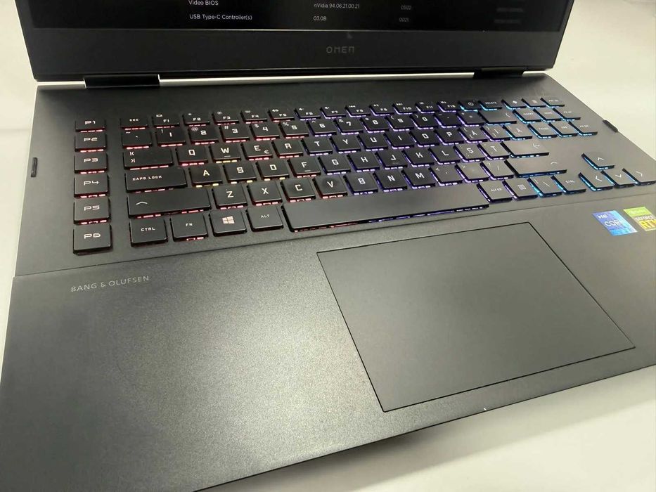 Laptop SH Gaming HP Omen 17 i7-11800H 32gb ram 2×512 ssd NVME nVIDIA RTX 3060 6gb
