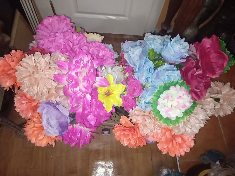 Шикарные пионы розы . Цветы искусственные