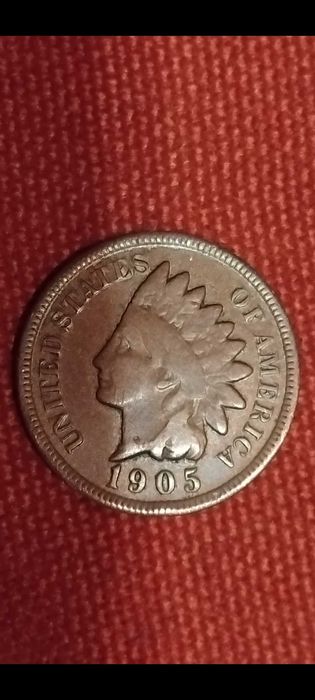 Стара монята за колекция САЩ 1905г