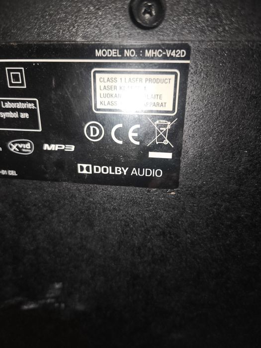 Boxa  Sony all in one model MHC V42D